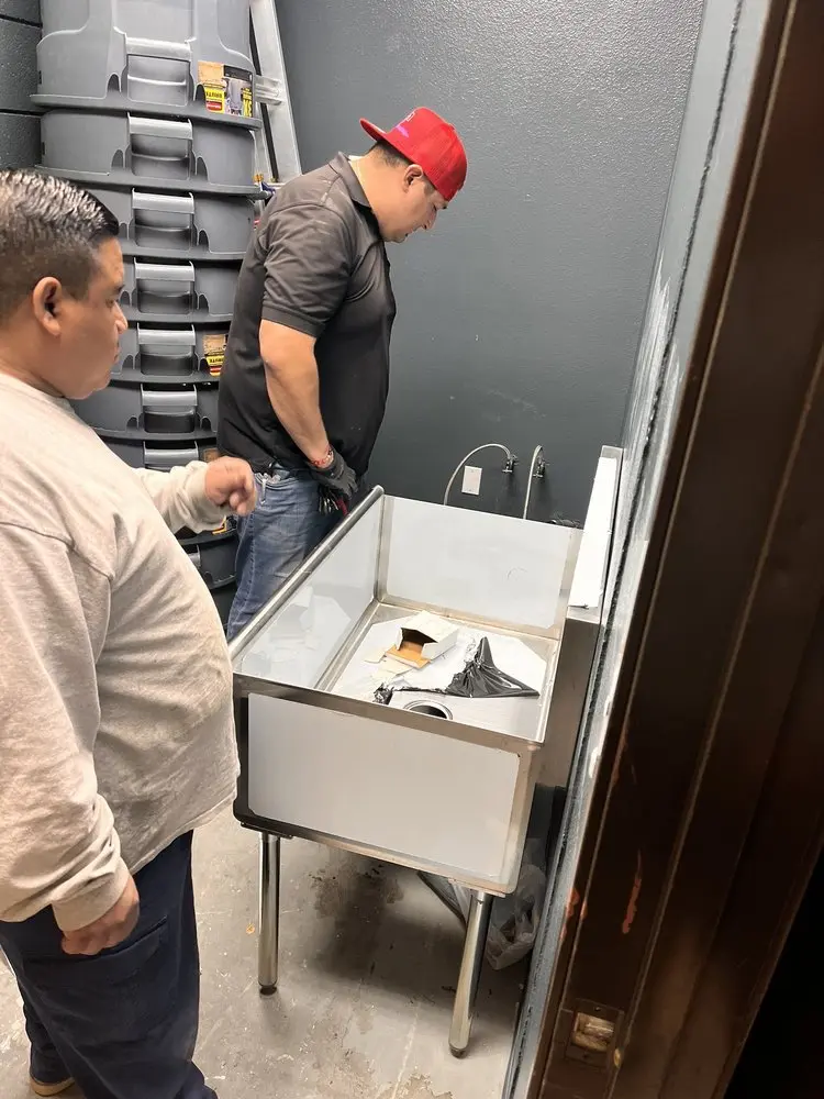 Commercial plumbing and sink installation in Chatham